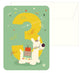 Bora verjaardagskaart+envelop alpaca 3