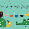 Invito: 6 cartecroc e tartaruga.