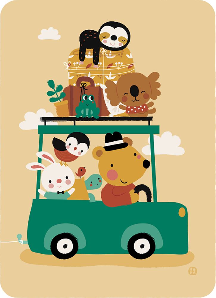Bora se va de postal de vacaciones. (5 segundos