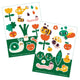 Bora stickervellen 2 x a6. in the garden
