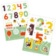 Bora stickervellen 2 x a6. numbers. (5