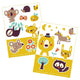 Bora stickervellen 2 x a6. hide and seek