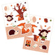 Bora stickervellen 2 x a6. moonlight wal
