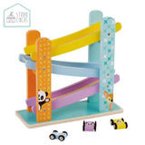 Pista de coches de madera Studio Circus + 3 coches - afbeelding 1