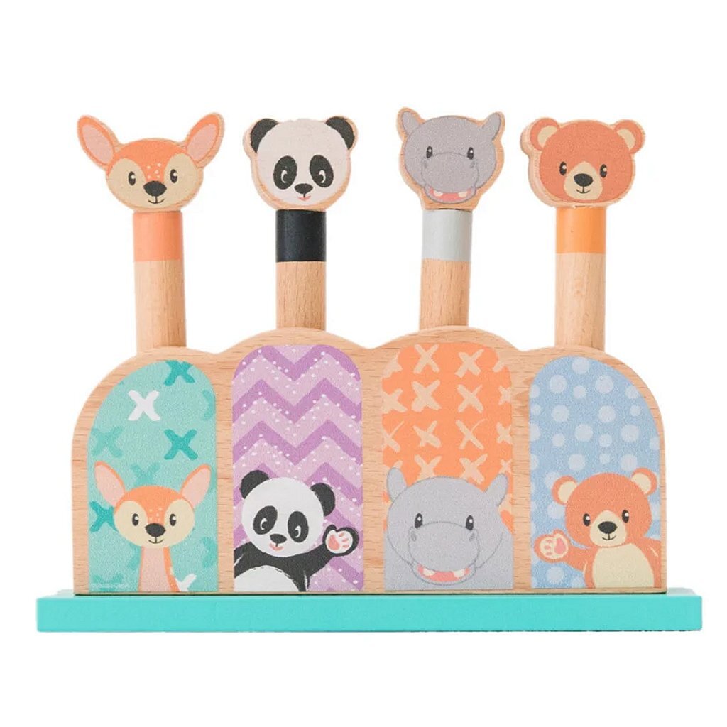 Studio Circus Studio Circus Legno pop-up animali