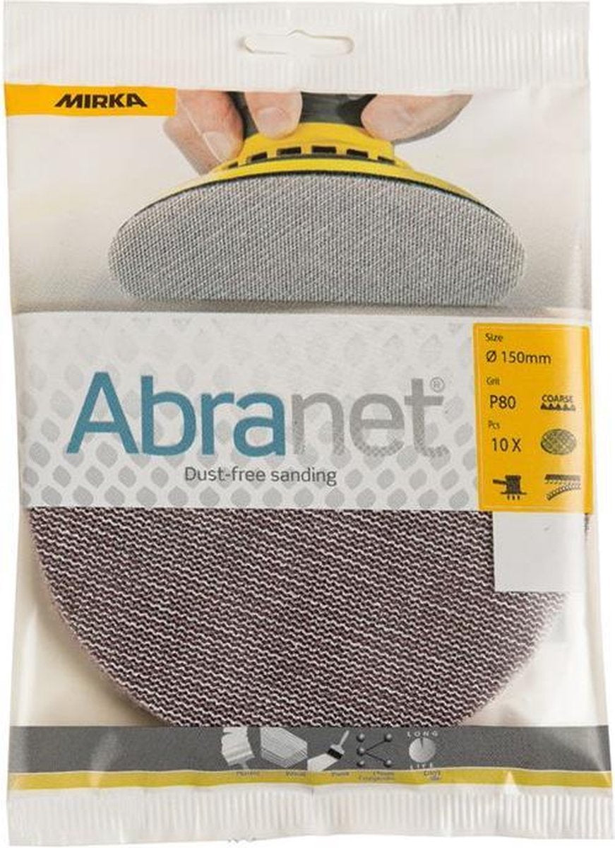 Mirka abranet eco schuurschijven 150mm *kleinverpakking* - p240