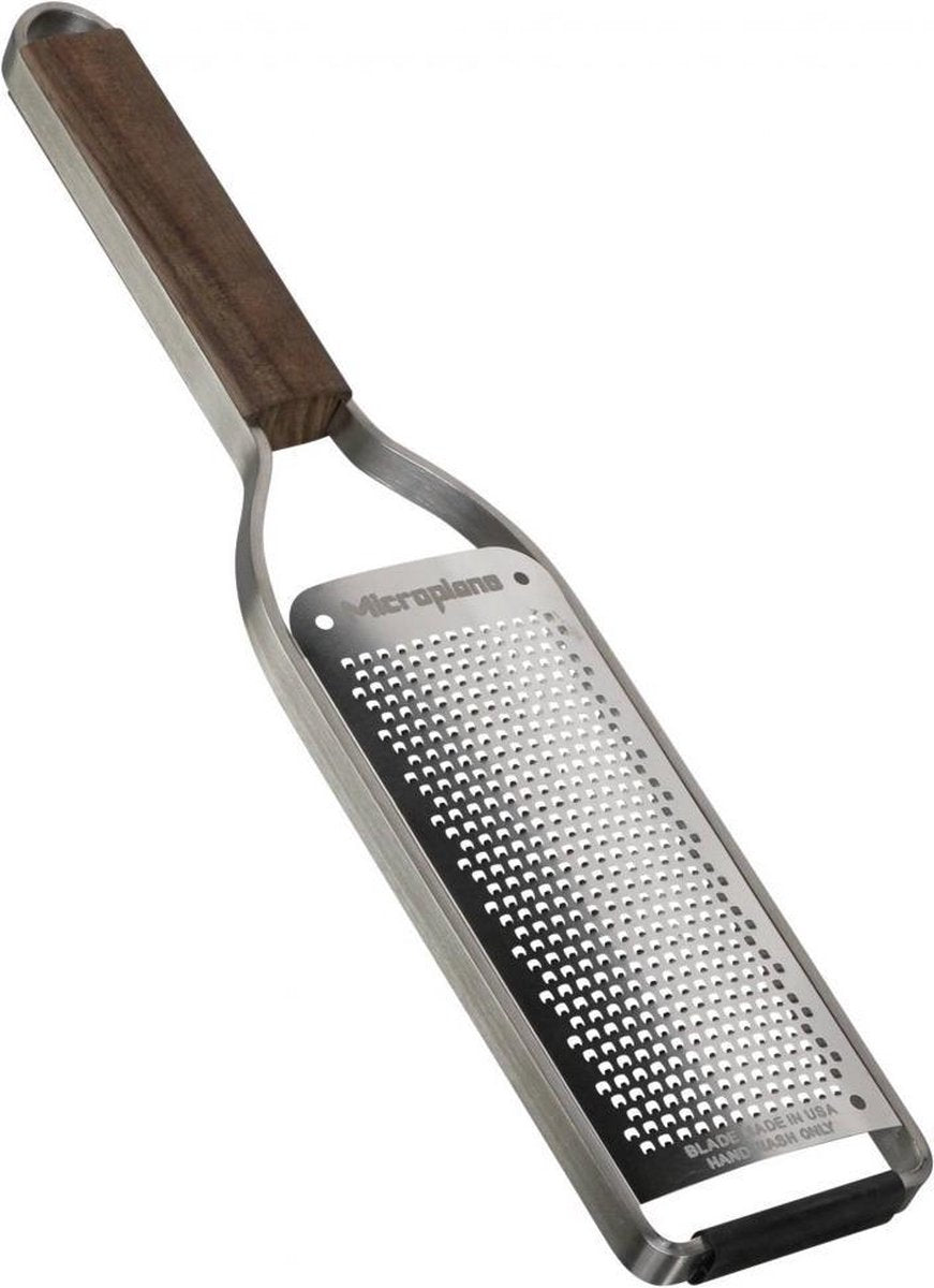Rallador microplane master - fino - madera de acero inoxidable