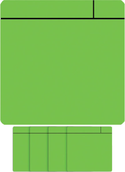 Smit visual magneet scrum - 75x75mm - groen - 5 stuks