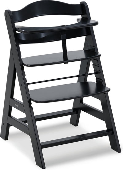 Trona Hauck alpha+ negra - madera de haya certificada FSC® - negra