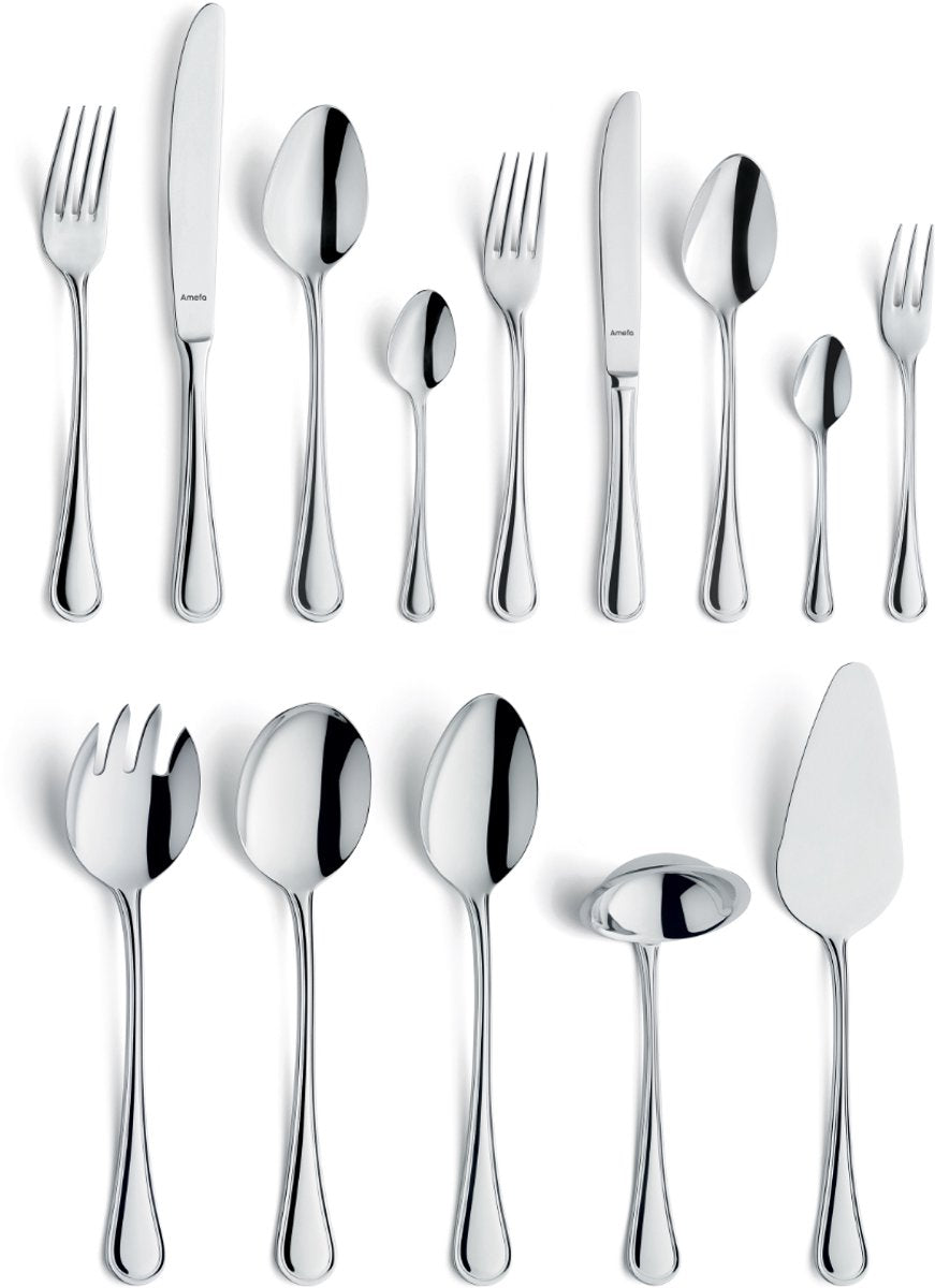 Set di posate Amefa Haydn da 60 pezzi per 6 persone - color argento