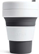 Stojo - tazza tascabile - tazza da tè e caffè - 355 ml - riutilizzabile - pieghevole - ardesia