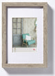 Walther Stoccolma - cornice in legno mdf - misura foto 18x24 cm - grigio