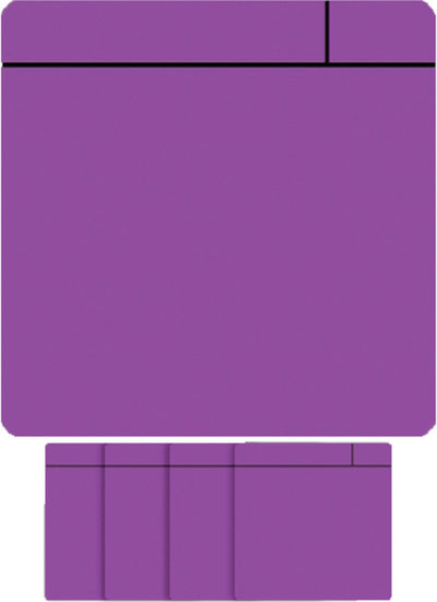 Smit visual magneet scrum - 75x75mm - paars - 5 stuks