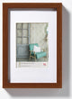 Walther Stoccolma - struttura in legno mdf - misura foto 10x15 cm - noce
