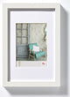 Walther stockholm - marco de madera mdf - tamaño foto 18x24 cm - blanco