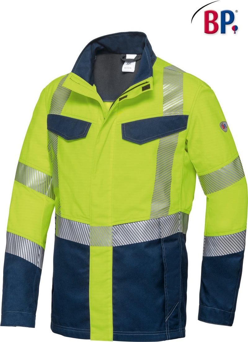 Bp 2208-590-6614-38 Giacca da lavoro 40l - giacca da lavoro da uomo - collo alto, strisce riflettenti