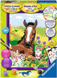 Ravensburger dipinge per numero cavallo e gattini
