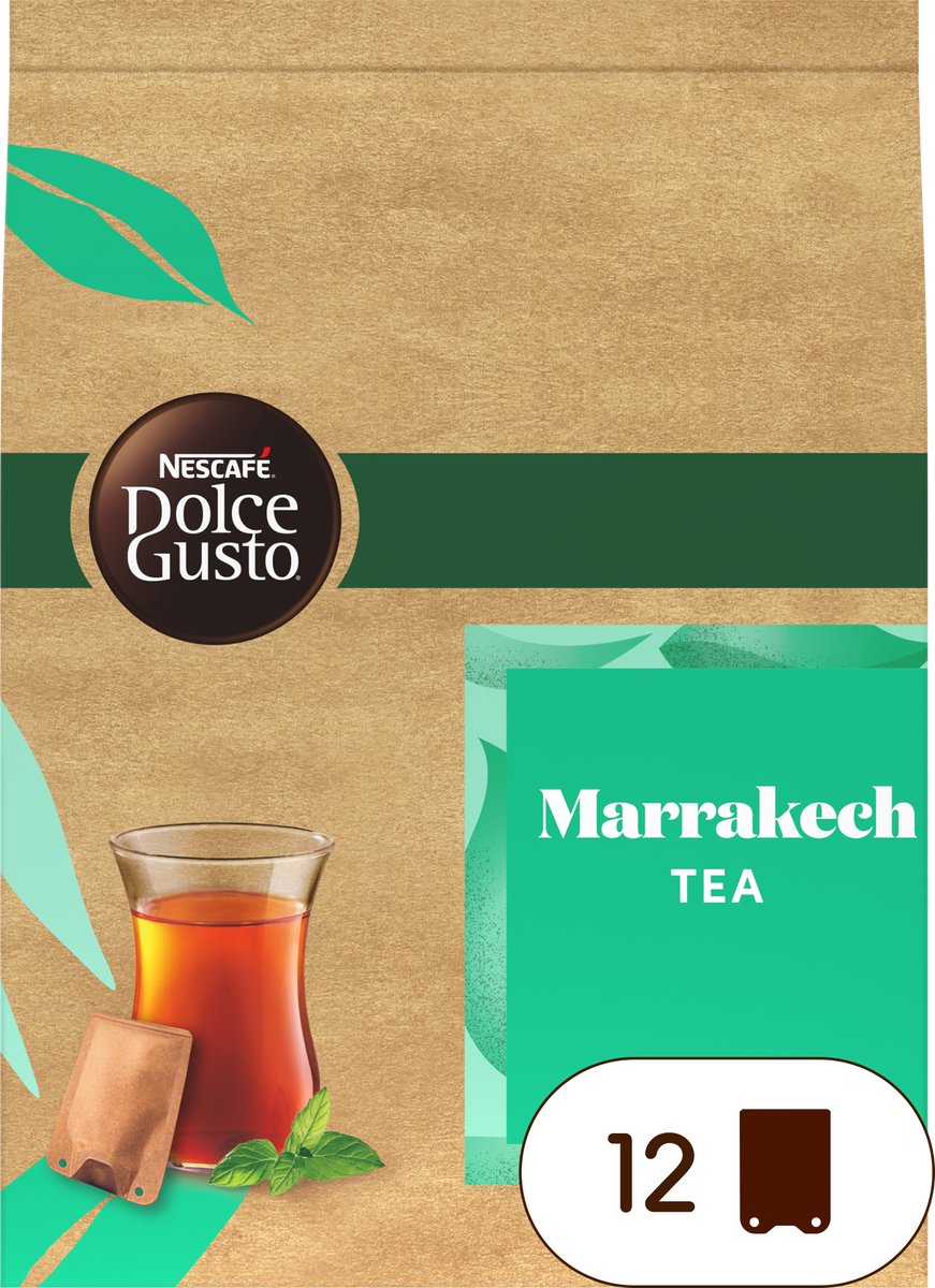 Nescafé dolce gusto neo bustine tè Marrakech - 5x 12 bustine per 12 tazze di tè