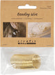 Alambre para joyería Creativ company, grosor 1 mm, chapado en oro, 2,50 m 1 caja