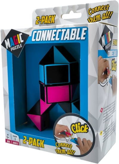 Magic puzzle connectable puzzle set 2 pack for children.