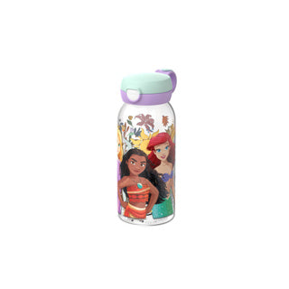 Mepal drinking bottle with flip cap campus - 600 ml - water bottle children - leakproof - hygienic lid - princess power