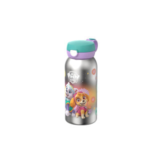 Mepal botella isotérmica con tapa abatible campus - 500 ml - botella de agua de acero inoxidable - hermética - tapa higiénica - patrulla canina niñas