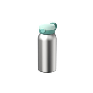 Botella térmica Mepal con tapa abatible campus - 500 ml - botella de agua de acero inoxidable - a prueba de fugas - tapa higiénica - menta fresca