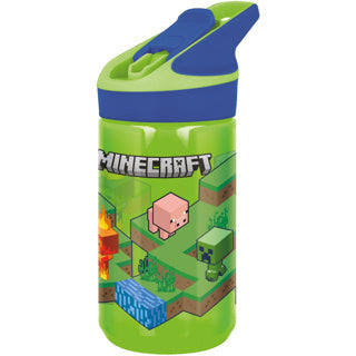 Minecraft tritan premium water bottle - 480ml
