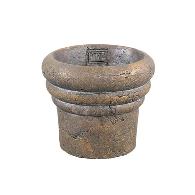 Vaso da fiori Ptmd Helena Marrone 16x16x14cm