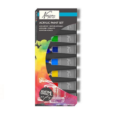 Set di vernici acriliche Nassau, 8x12ml