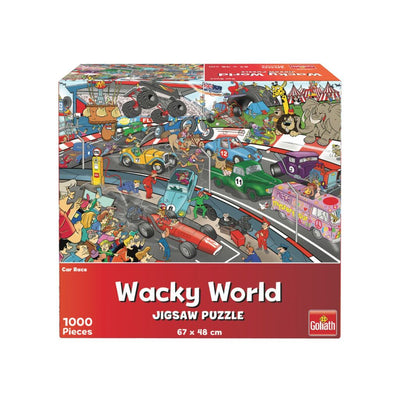 Goliath Wacky World Puzzle Car Coave 1000 pezzi