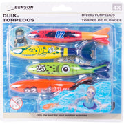 Benson duikspeelgoed torpedos 4 stuks - afbeelding 2