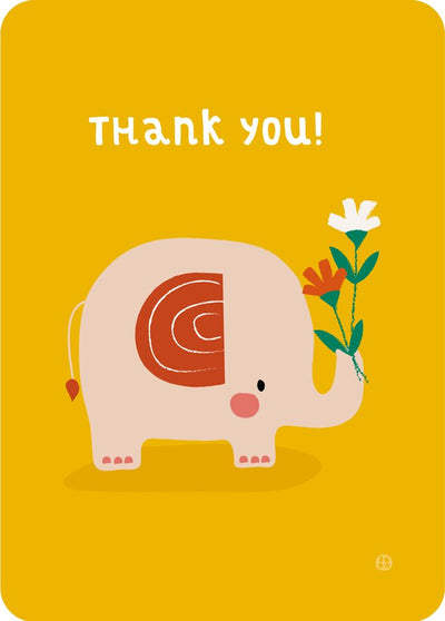 Bora gracias! postal de elefante (5
