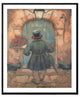 Pintura de diamantes Grafix Anton Pieck Man con rosas 40x50cm