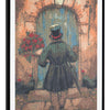Grafix Diamond Painting Anton Pieck Man con rose 40x50cm