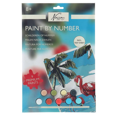 Nassau Nassau Painting in Number Flamingo