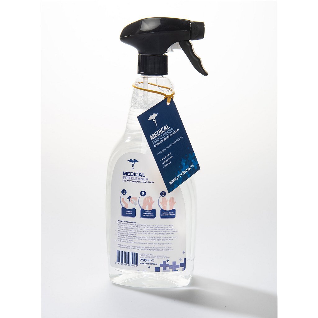 Cleaner Pro detergente medico Disinfetta spray a mano 750 ml Box 10 pezzi