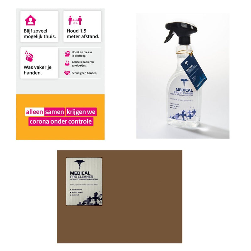 Cleaner Pro detergente medico Disinfetta spray a mano 750 ml Box 10 pezzi