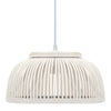 Vidaxl hanglamp halfrond 40 w e27 34x14,5 cm bamboe