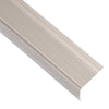 VidaXL Paragradini per scale a Forma di L 5 pz 90 cm in alluminio color champagne