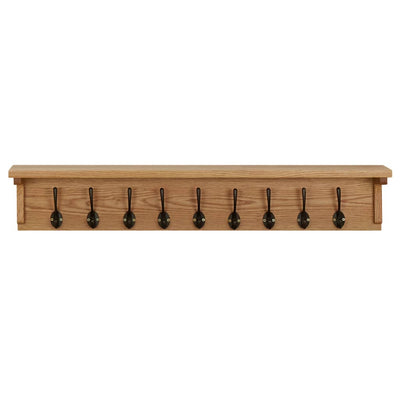 Rastrello Vidaxl 90x16x16 cm quercia solida