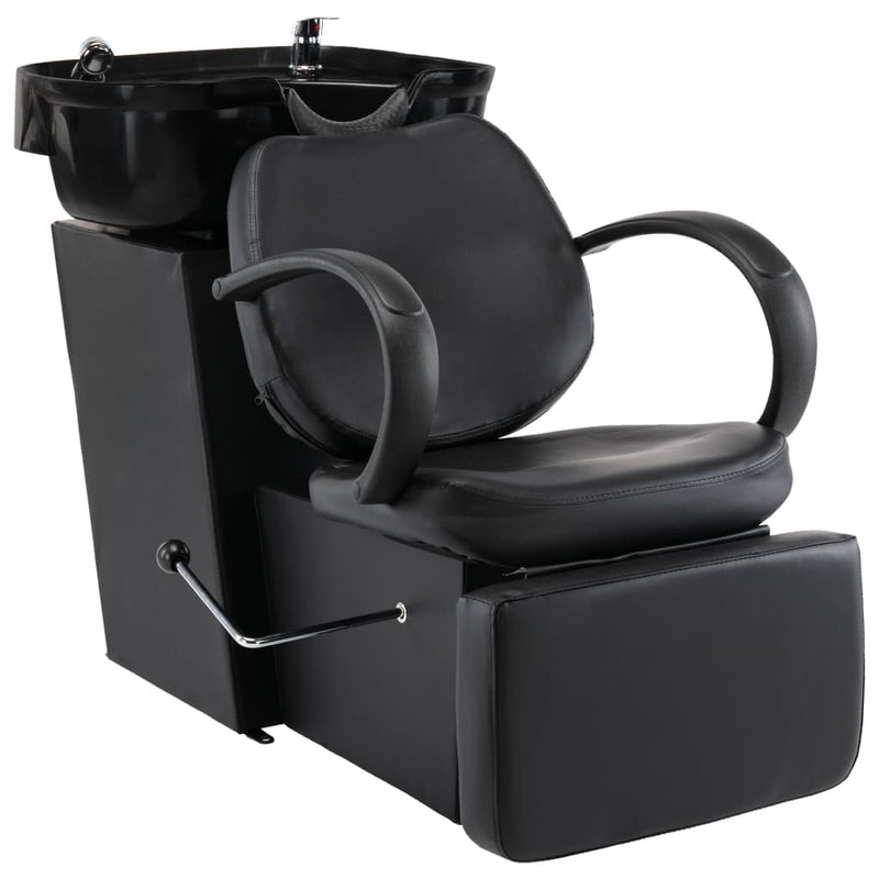 Vidaxl Washing Sedia con lavabo in pelle artificiale