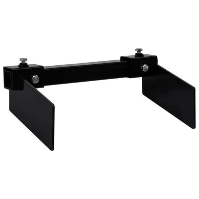 Adattatore Vidaxl Snow Plough per tosaerba nera