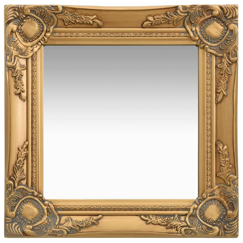 Vidaxl Wall Mirror Barroque Style 40x40 cm de color oro