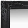 Vidaxl Wall Mirror Barroque Style 40x40 cm Negro