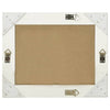Vidaxl Specchio da parete in stile barocco 50x40 cm bianco