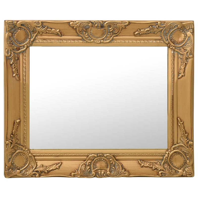 Vidaxl Wall Mirror Barroque Style 50x40 cm de color oro