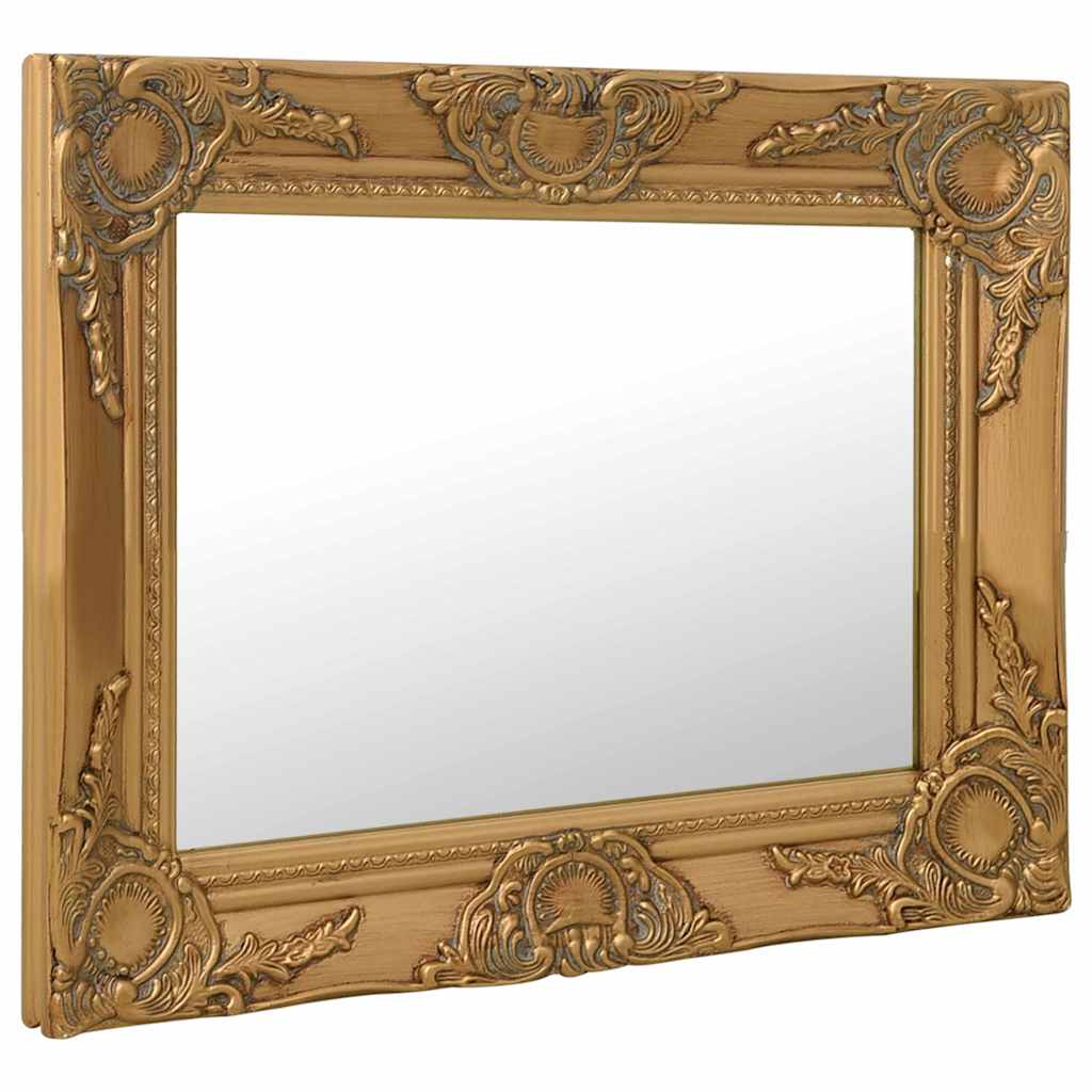 Vidaxl Mirror Wall Stile barocco 50x40 cm colorato in oro