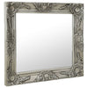 Vidaxl Wall Mirror Barroque Style 50x50 cm de color plateado