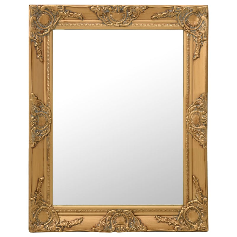 Vidaxl Wall Mirror Barroque Style 50x60 cm de color oro